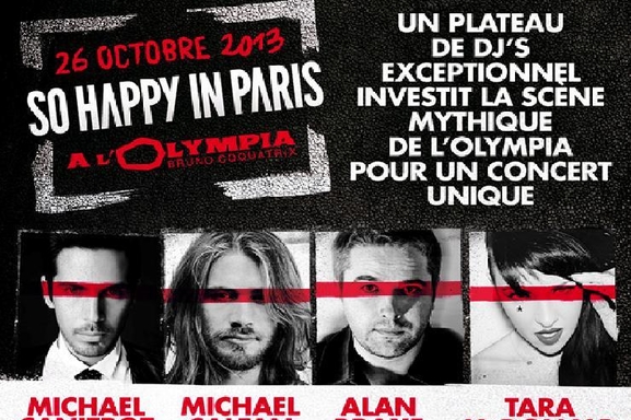 "So Happy in Paris" LA soirée clubbing à ne pas manquer avec Michael Canitrot et Michael Calfan à L'OLympia