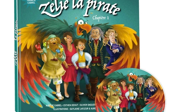 Une idée cadeau merveilleuse pour la fin d' année? Offrez  un conte audio magnifique “Zélie la pirate” d’Aurélie Cabrel !