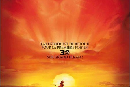 Le film " Le Roi Lion" en 3D au cinéma le 11 avril !