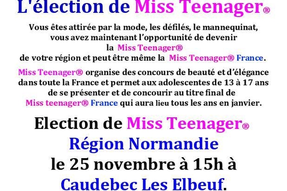 CASTING MISS TEENAGER, Casting.fr vous offre des places pour participer à la finale!