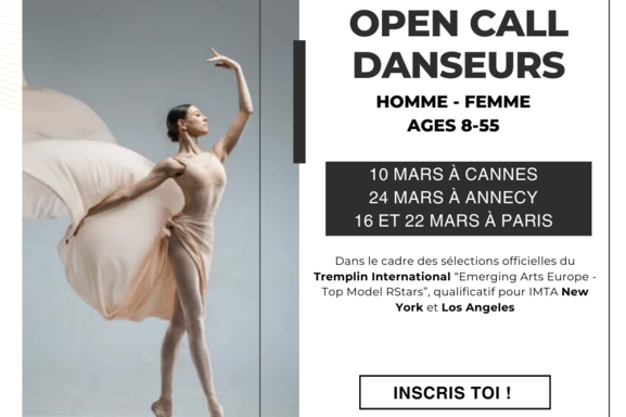 Participez au Tremplin International "Révélation des Étoiles - Emerging Arts Europe - IFCA »  à Cannes, et rencontrez des agents et producteurs, décrochez des bourses et des contrats en Europe et aux États-Unis !
