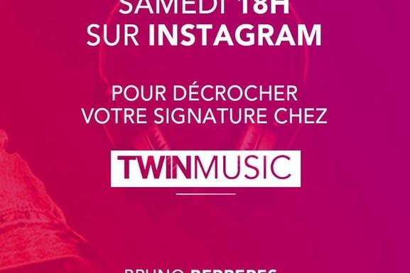 Attention événement: En Live Bruno Berbères et Roberto Ciurleo choisiront et signeront des artistes chez TWINMUSIC