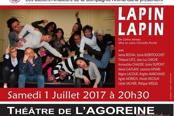 Retrouvez Régine Lacour, une comédienne de Casting.fr sur scène dans "Lapin Lapin"