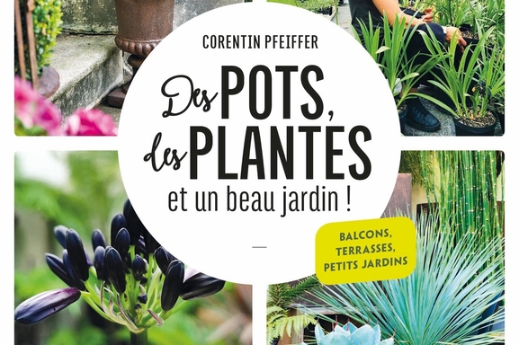 Corentin Pfeiffer le jardinier star des réseaux sociaux a écrit son premier livre "Des Pots, des Plantes et un beau jardin !" Aux éditions Larousse.