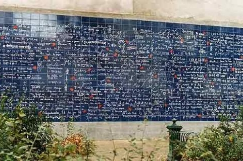 Le mur des " Je t'aime "