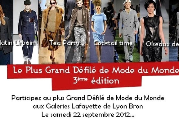 Devenez Mannequin d'un jour pour le plus Grand Défilé Mode du Monde !