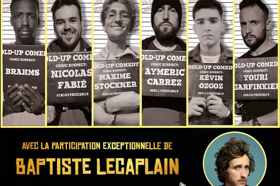 Casting.fr vous invite à la finale du Hold Up Comedy, Lundi 20 Janvier 2020 au Théâtre de l'Européen à Paris
