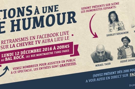 Shirley Soignon et Casting.fr vous invitent à la première scène ouverte d'humoristes gratuite au Bal Rock ce 12 décembre
