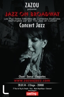 "Jazz on Broadway" , un véritable hommage à Broadway par Zazou et son trio !