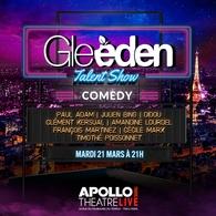 Venez découvrir huit humoristes de talent lors de la 5ème édition du Gleeden Talent Show à l'Apollo Théâtre le mardi 21 mars