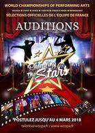 Auditions concours Revealing the Stars ! Sélections nationales France du World Championship of Performing Arts Hollywood !