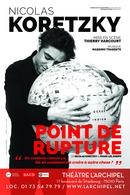 Nicolas Koretzky propose une analyse hilarante de notre société dans "Point de Rupture" au théâtre de l'Archipel. A voir absolument, drôle et corrosif en bref EXQUIS!