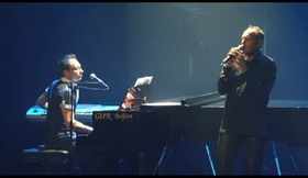 Pascal Kartier en concert extrait de chansons avec  Eric Bauer au piano