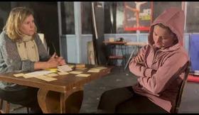 Une scène de mon premier court métrage : Le retour de Clara