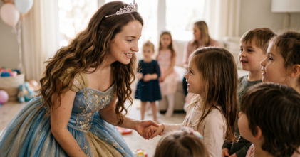 Casting comédienne pour incarner une princesse Disney lors d'évènements pour enfants à domicile en Île de France