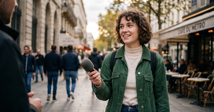 Casting homme et femme entre 20 et 35 ans pour vidéos réseaux sociaux au format micro trottoir