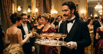 Casting figurant homme serveur professionnel pour le tournage d'une série d'époque