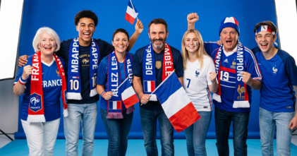 Casting supporters de l'équipe de France entre 16 et 65 ans pour tournage vidéo pour une grande marque de sportswear