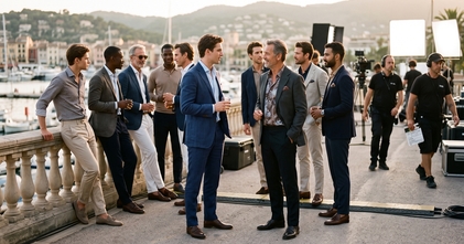 Casting figurant homme élégant entre 18 et 60 ans pour tournage série plateforme tournée en Côte d'Azur