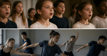 Casting enfants filles et garçons qui savent chanter et danser pour silhouettes dans long métrage cinéma