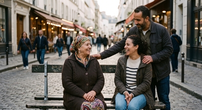 Casting famille maghrébine avec homme et femme entre 40 et 45 ans et femme sénior entre 60 et 75 ans pour figuration dans shooting photo pour un artiste musical français