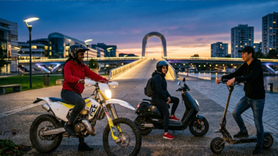 Casting figurant et figurante possédant moto cross scooter ou autre pour une série Canal+