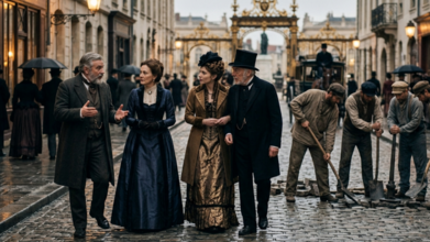 Casting figurant et figurante pour le tournage d'une série d'époque