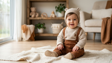 Casting bébé 3 à 6 mois pour un shooting publicitaire d'une marque de vêtements