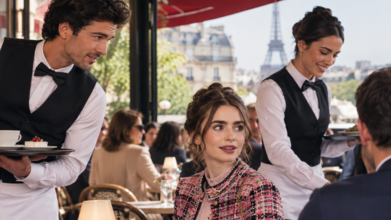 Casting vrais serveurs et serveuses entre 25 et 45 ans pour tournage série Netflix Emily in Paris avec Lily Collins