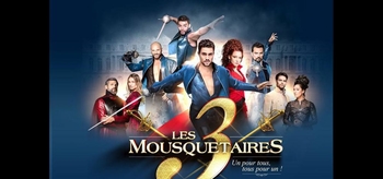 Demandez vos places pour la superbe comédie musicale Les 3 mousquetaires!