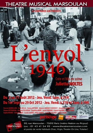 L'envol 1946 la pièce de théâtre qui retrace les années folles d'après guerre à Paris ! Rencontre avec Carole Sauret