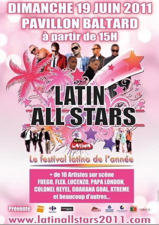 Gagnez vos places pour le Festival Latin All Stars le 19 juin 2011 !