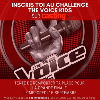 Casting.fr partenaire officiel de THE VOICE KIDS! On recherche des enfants chanteurs pour l’émission maintenant