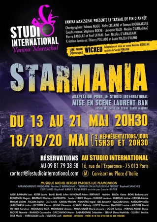 Venez découvrir la Comédie Musicale StarMania du Studio International !