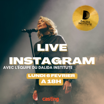 On vous donne rendez-vous le lundi 6 février à 18h pour un live Instagram avec les fondateurs du Dalida Institute. Roberto Ciurleo, Marc Postel-Vinay, Bruno Berbérès et Damien Silvert répondront à toutes vos questions sur l’école et les prochaines auditio