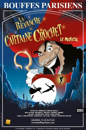 Casting.fr vous offre des places pour assister à la comédie musicale "La revanche du Capitaine Crochet" au théâtre des Bouffes Parisiens