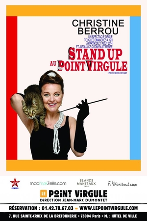 Christine Berrou artiste touche à tout, fait son Stand Up au Point Virgule !