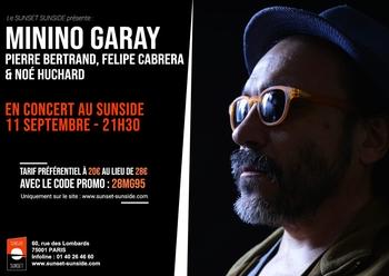 Le percussionniste argentin Minino Garay présente “Vamos” Quartet au Sunset Sunside