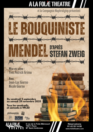 Comment donner vie à une œuvre au théâtre ? Jean-Luc Giorno vous raconte tout autour de la pièce "Le Bouquiniste Mendel", à retrouver à La Folie Théâtre à la rentrée