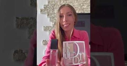 Dior BLUSH soft filter Lily 05 Lily and 004 ROSE GOLD GLOW PALETTE #model #diorbeauty #palette #love